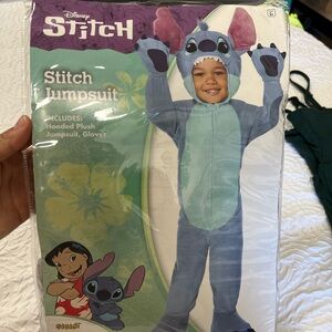 Disney Stitch Blue and Pink Jumpsuit